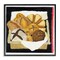 Stupell Industries Bread Box and Stripe Framed Giclee, design by Nancy Overton